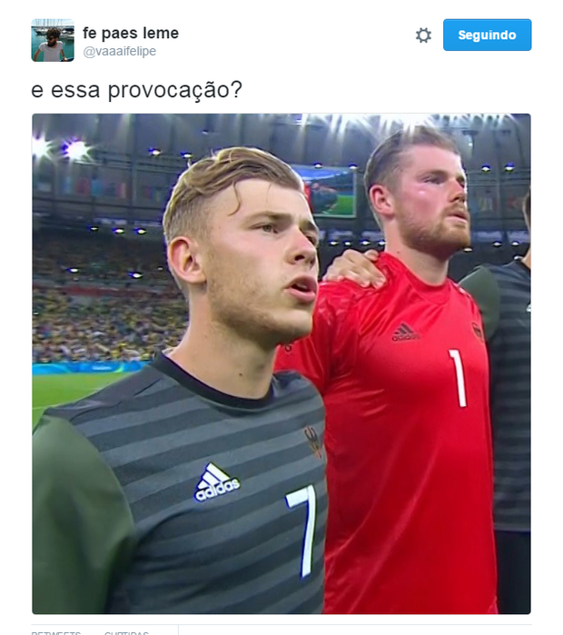 Memes da final olímpica no futebol (Foto: Reprodução/Twitter)