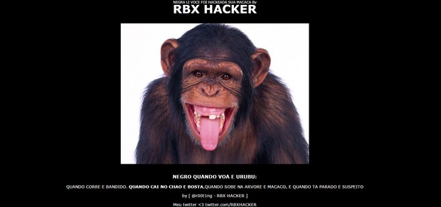 Site de Negra Li é hackeado (Foto: Reprodução / Site Oficial)