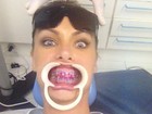 Ana Hickmann na cadeira do dentista: 'Tudo por um sorriso bonito'