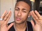 Neymar dá camisa autografada para Susana Vieira de Natal