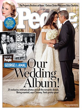 George Clooney e Amal Alamuddin se casam em Veneza, na Itália (Foto: Reprodução)