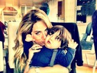 Giovanna Ewbank posta foto 'agarrando' filho de Ricardo Pereira