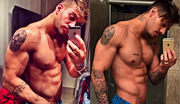 Antes e depois: Lucas Lucco perde músculos para novela Malhação (Foto: Reprodução do Instagram)