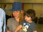 Shakira manda mensagem: 'Oi Brasil, já estou aqui! Estava com saudades'