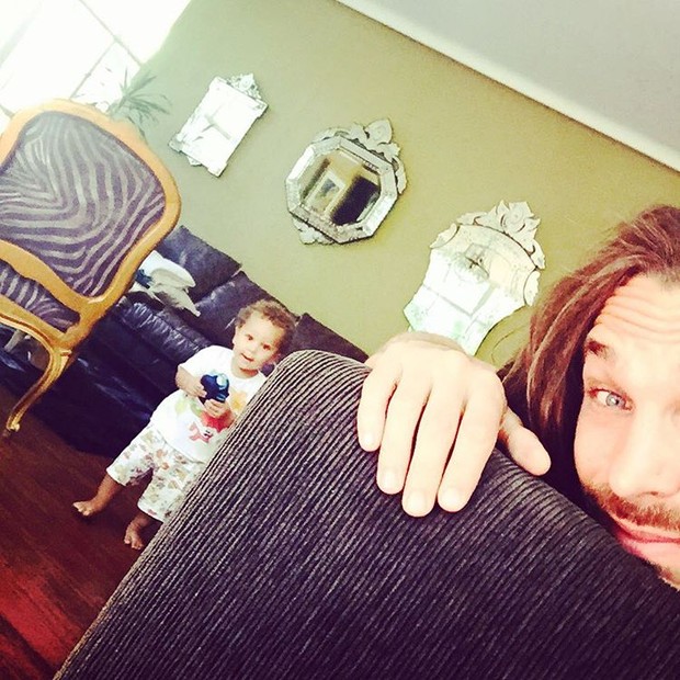Igor Rickli e o filho (Foto: Instagram)