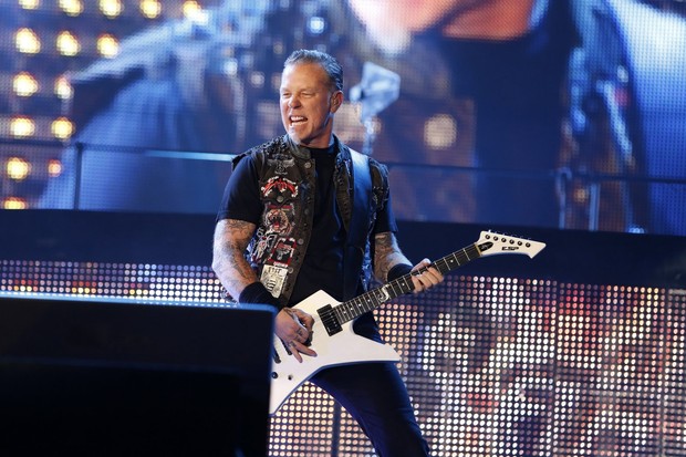 Metallica se apresenta no palco Mundo (Foto: Felipe Panfili / AgNews)