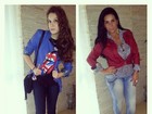 Solange Gomes faz pose com a filha: 'Shopping juntinhas'