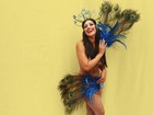 Mary Silvestre vira funkeira e desfila com fantasia de R$ 40 mil no carnaval