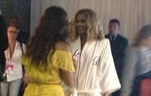 Ivete Sangalo encontra Beyoncé nos bastidores do show 