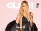 Mariah Carey mostra a boa forma, de lingerie preta, em capa de revista