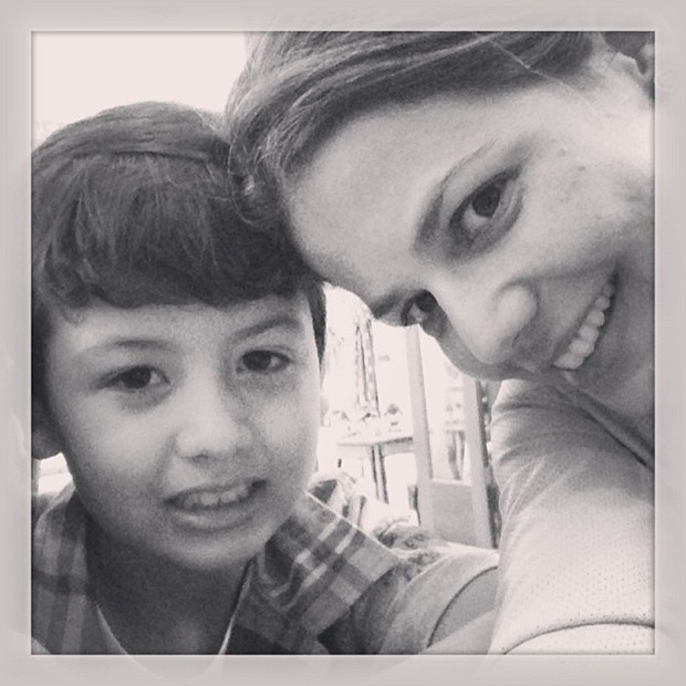 Nívea Stelmann com o o filho (Foto: Instagram / Reprodução)