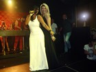 Antônia Fontenelle se empolga em show de Gretchen no Rio