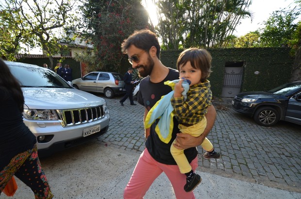 Ricardo Pereira no aniversario de Eva, filha de Angelica e Luciano Huck (Foto: Leo Marinho e Felipe Assumpção / AgNews)