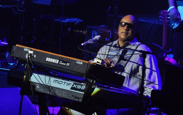 Stevie Wonder faz show no Imperator (Foto: Roberto Teixeira/EGO)