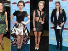 Com fendas, pernas à mostra e barriguinha de fora, veja o estilo das famosas no Teen Choice Awards