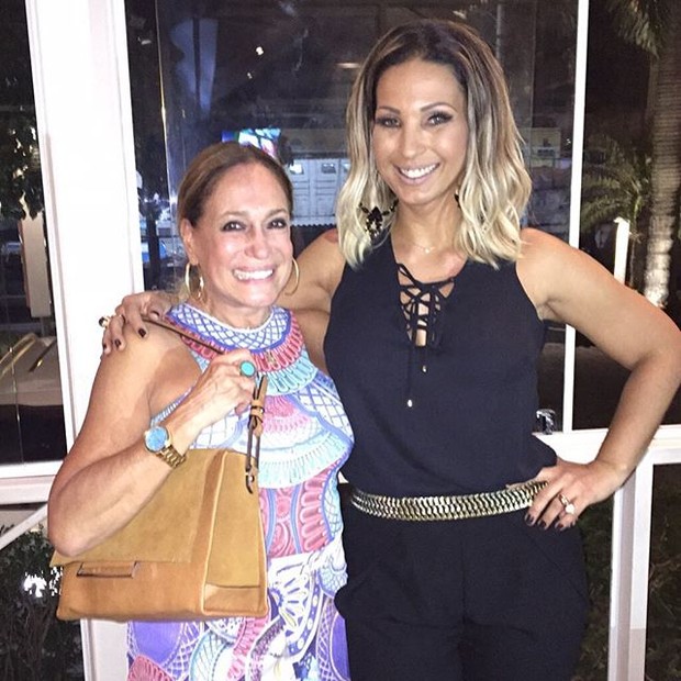 Susana Vieira e Valesca Popozuda em restaurante na Zona Oeste do Rio (Foto: Instagram/ Reprodução)