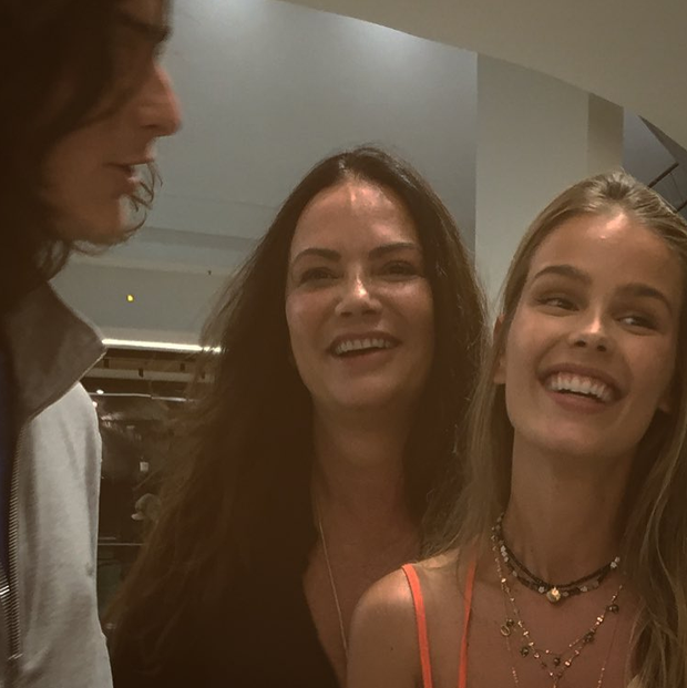 Antonio, Luiza Brunet e Yasmin Brunet (Foto: Reprodução/Instagram)