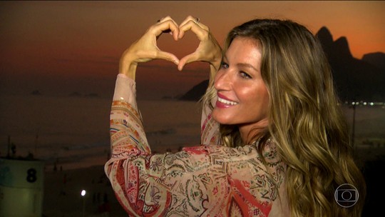 Gisele Bündchen fala da emoção na cerimônia de abertura: 'Perna tremia'