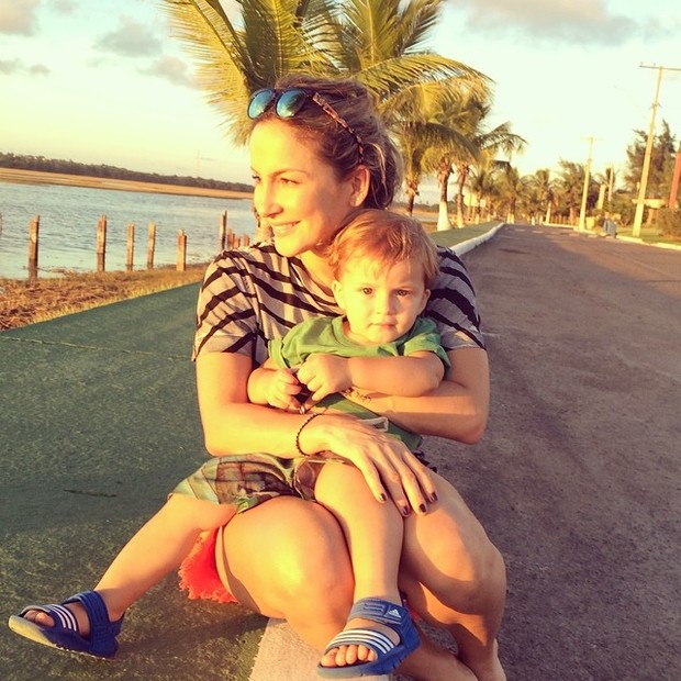 Claudia Leitte e filho (Foto: Instagram / Reprodução)