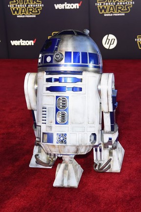 R2-D2 em première em Los Angeles, nos Estados Unidos (Foto: Jason Merritt/ Getty Images/ AFP)
