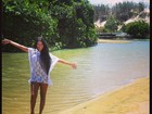 Ariadna curte férias no Ceará e posta fotos