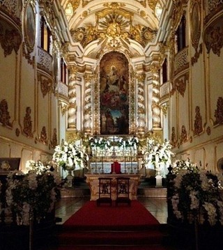 Igreja pronta para casamento de Preta Gil e Rodrigo Godoy (Foto: Instagram / Reprodução)