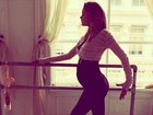 Top Doutzen Kroes faz balé durante a gravidez