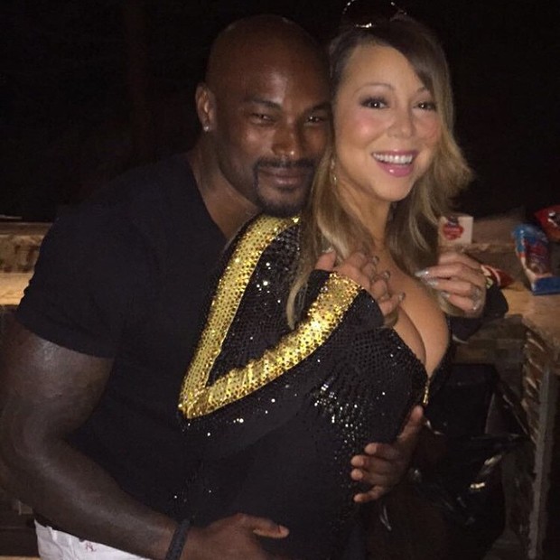 Mariah Carey e Tyson Beckford em Las Vegas, nos Estados Unidos (Foto: Instagram/ Reprodução)