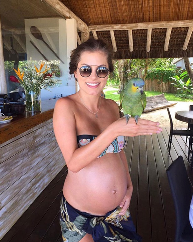 Bruna Hamú exibe o barrigão de grávida (Foto: Instagram/ Reprodução)