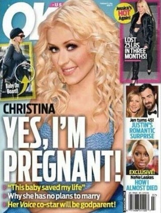 Christina Aguilera na capa da revista OK (Foto: Instagram / Reprodução)