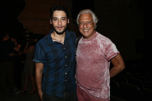 Antônio Faghndes com o filho, Bruno (Foto: Manuela Scarpa/Foto Rio News)