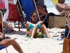 Sophie Charlotte vai à praia no Rio