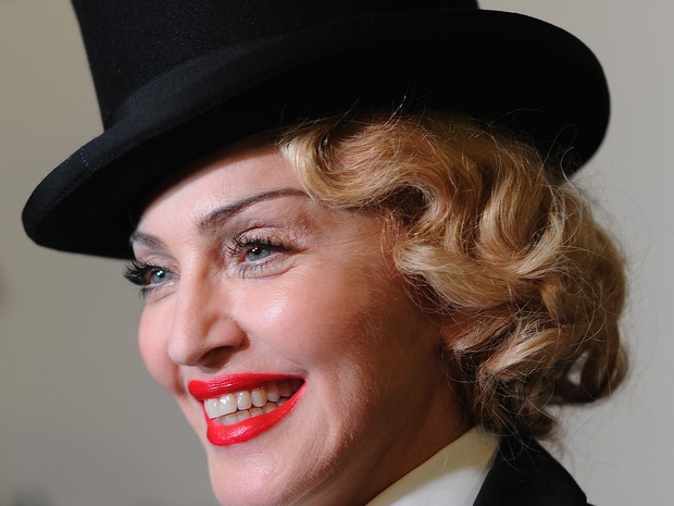 Madonna em première em Nova York, nos Estados Unidos (Foto: Dimitrios Kambouris/ Getty Images/ AFP)