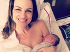Carolina Kasting anuncia nascimento de seu segundo filho: 'Nasceu o Tom'