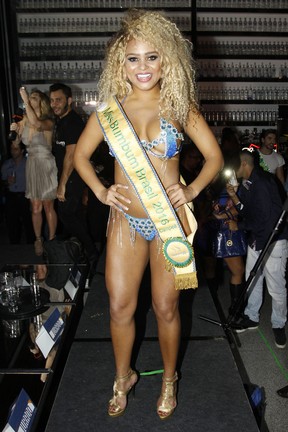 Erika Canela vence o Miss Bumbum 2016 em São Paulo (Foto: Celso Tavares/ EGO)