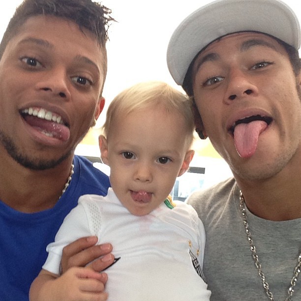 Neymar e filho (Foto: Instagram / Reprodução)