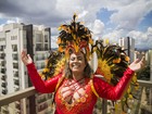 Miss Uberlândia Plus Size faz ensaio na Avenida Paulista