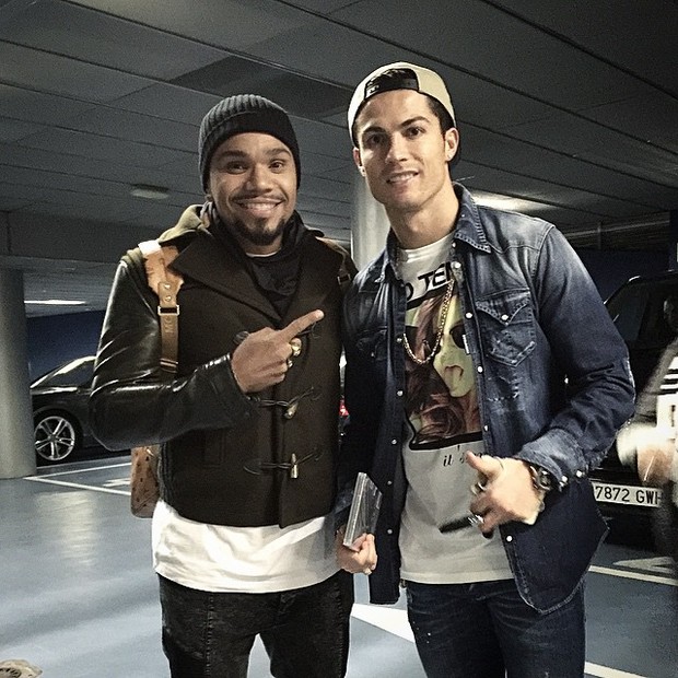 Naldo Benny e Cristiano Ronaldo (Foto: Instagram / Reprodução)