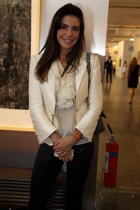 Daniela Cicarelli em inauguração de exposição em São Paulo (Foto: Marcos Ribas/ Foto Rio News)