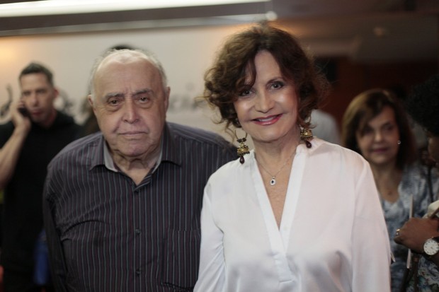 Mauro Mendonça e Rosamaria Murtinho (Foto: Isac Luz / EGO)