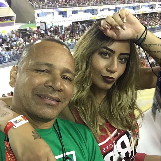 Rafaella Santos com o pai Neymar (Foto: Instagram / Reprodução)