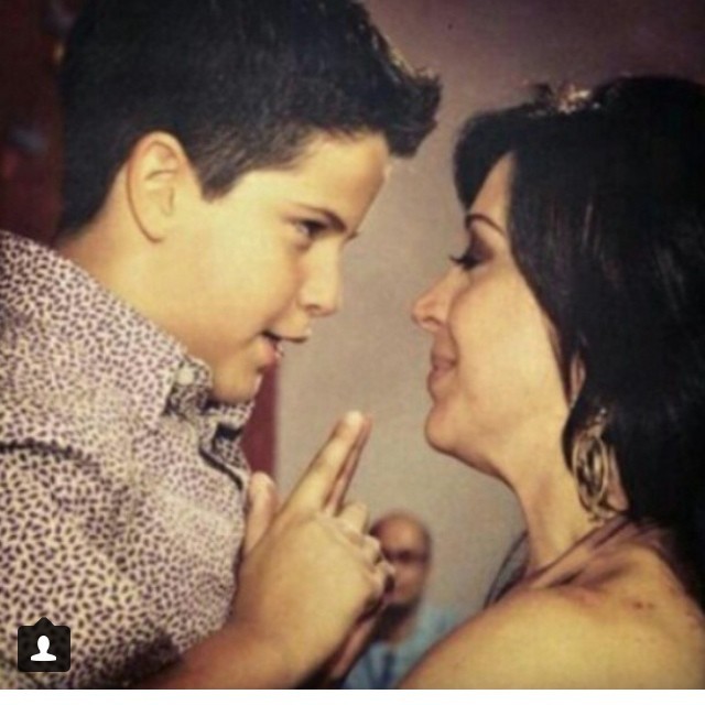 Cláudia Raia com o filho, Enzo (Foto: Reprodução/ Instagram)