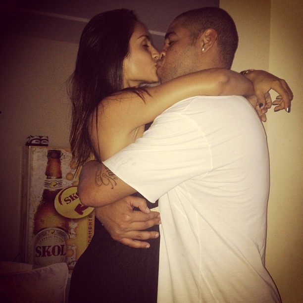 Adriano se declara para a nova namorada (Foto: Reprodução/Instagram)