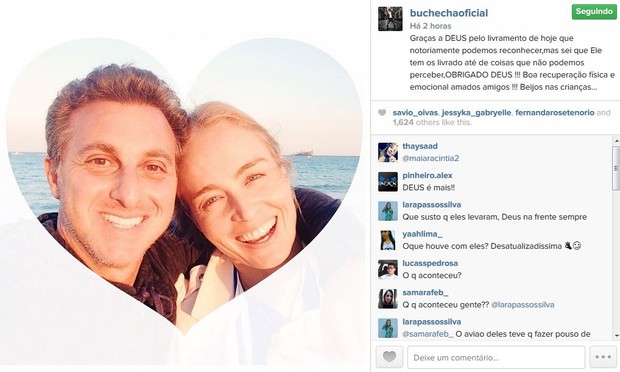 Buchecha escreve mensagem para Angelica e Luciano Huck (Foto: Instagram / Reprodução)