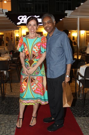 Flora Gil e Gilberto Gil em festa na Zona Sul do Rio (Foto: Claudio Andrade/ Foto Rio News)