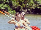 Fernanda Pontes posta foto em caiaque com o marido, Diogo Boni