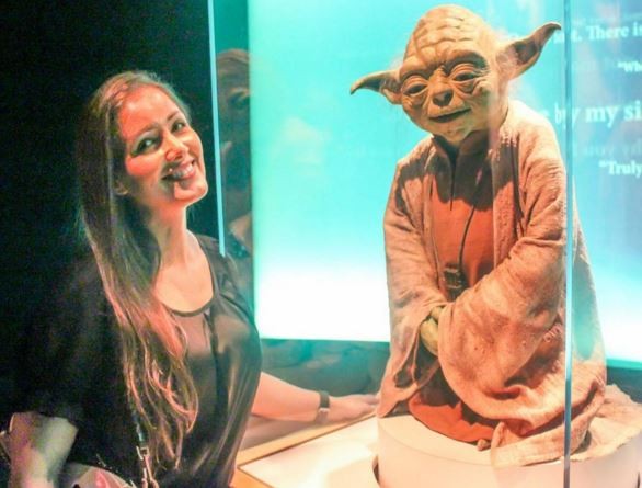 Nana Gouvêa e personagem de Star Wars (Foto: Instagram / Reprodução)