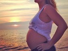 'Estou curiosa para ver o rostinho da Eva', diz Angélica, grávida de 8 meses