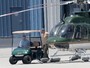 Harrison Ford anda de helicóptero após acidente de avião
