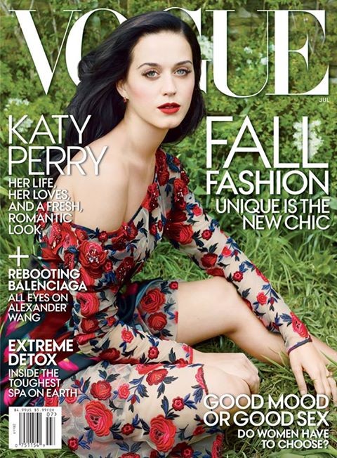 Katy Perry na Vogue  (Foto: Reprodução / Revista Vogue)